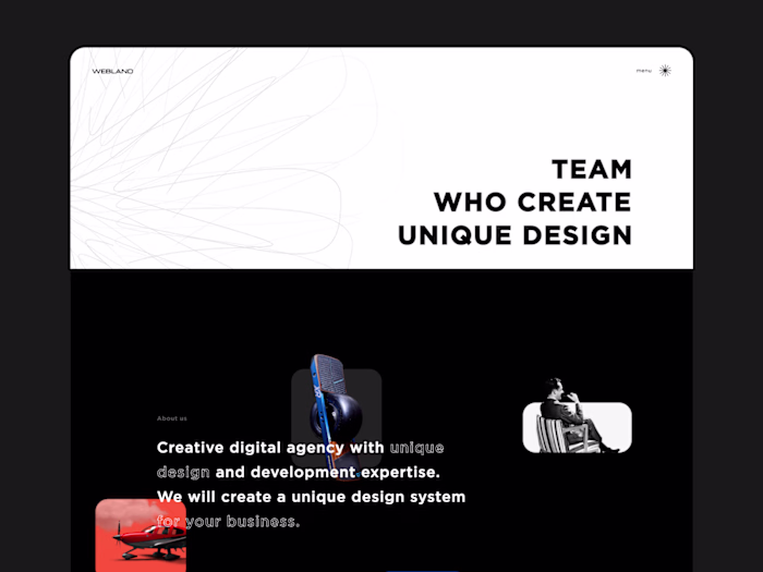 Webland design - TEAM WHO CREATE UNIQ DESIGN