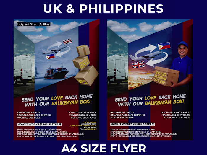 A4 Size Flyer A Star