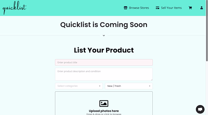 E-Commerce website I have recently been working on.