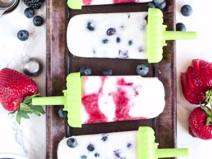 Easy Protein Fruit Smoothie Pops