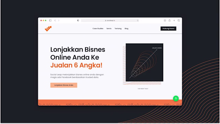 Social Leap - Web Design