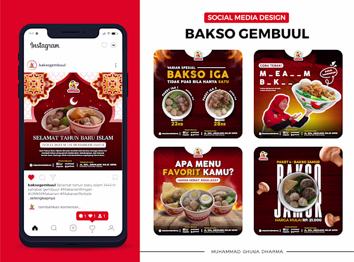 Bakso Gembul - Feed Design