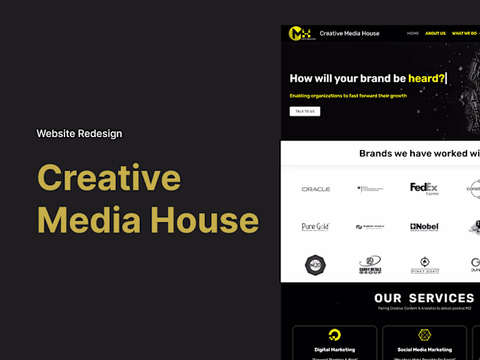 Website ReDesign for Marketing Agency