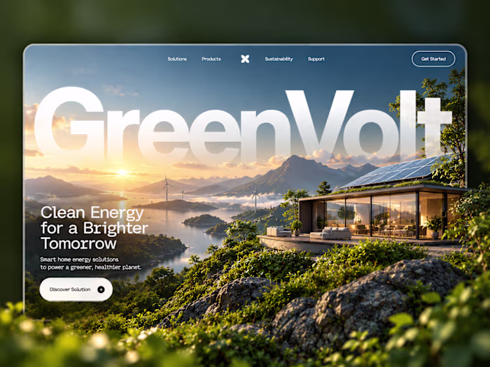 GreenVolt — Sustainable Energy Website