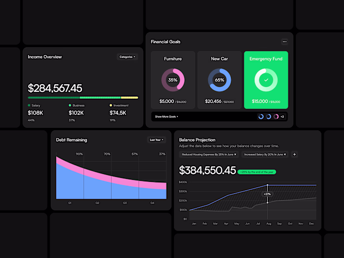 Monex – Smart Financial Widgets