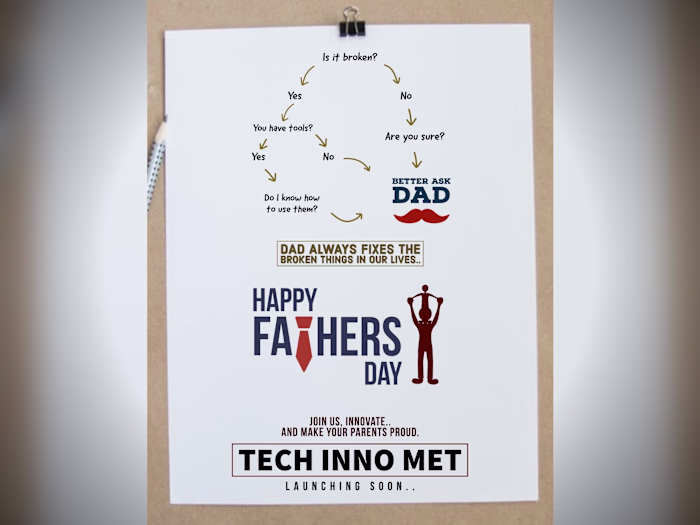 Fathers day poster