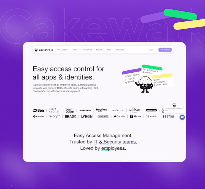 Cake Walk | SaaS Webflow Website