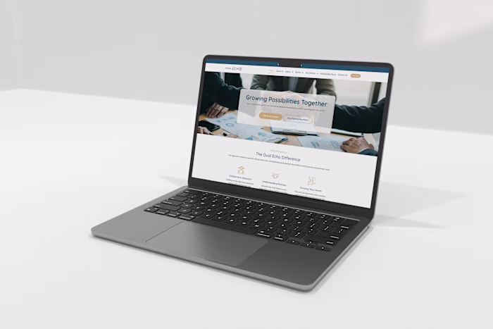 Human-Centered Website Design for Dual Echo