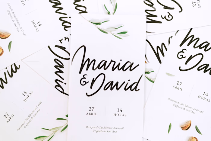Wedding stationery | Maria & David