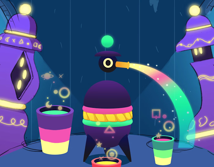 Cosmic Tea Party-Mystery House Art Direction