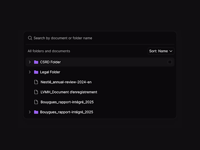 ask on specific documents ·
