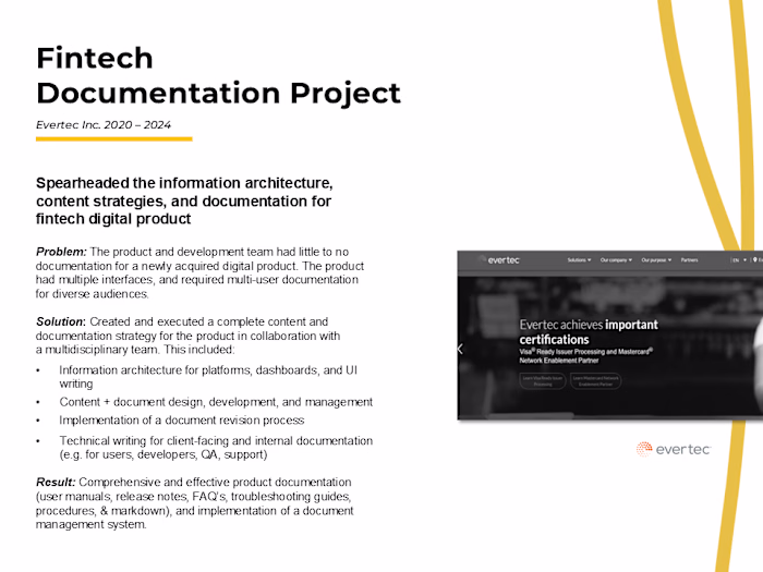 Fintech Documentation Project 