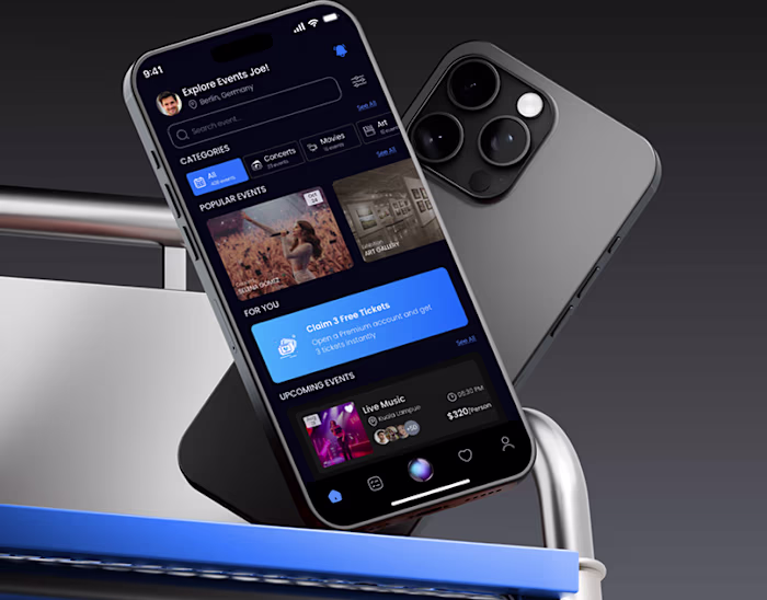 Tuneup Event Booking Mobile App Ui Kit