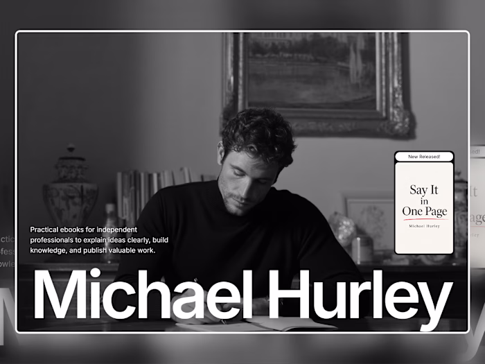 A premium framer template built for independent authors to s...