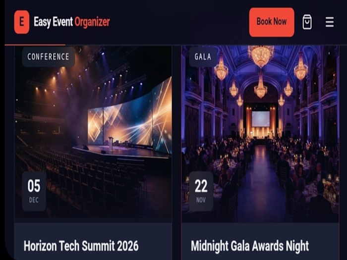 Easy Event Organizer
https://easy-event-organizer.base44.app