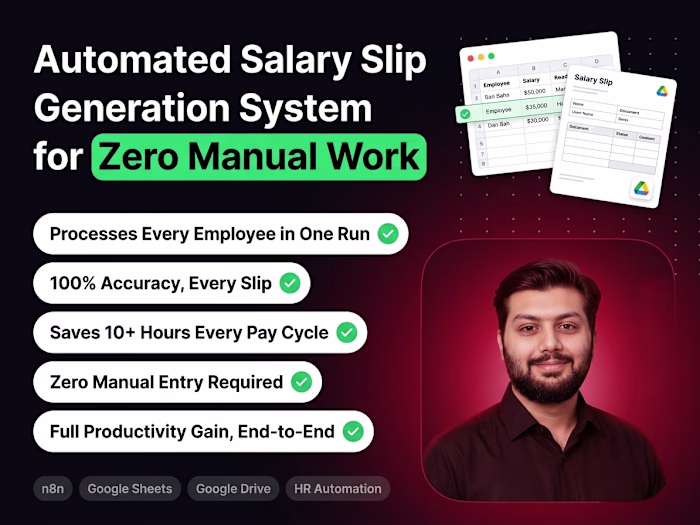 Automated Salary Slip Generation from Google Sheets