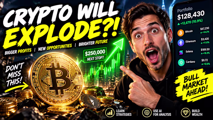 Crypto YouTube Thumbnail | Cryptocurrency