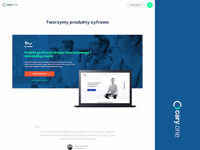 Portfolio website for my digital agency
