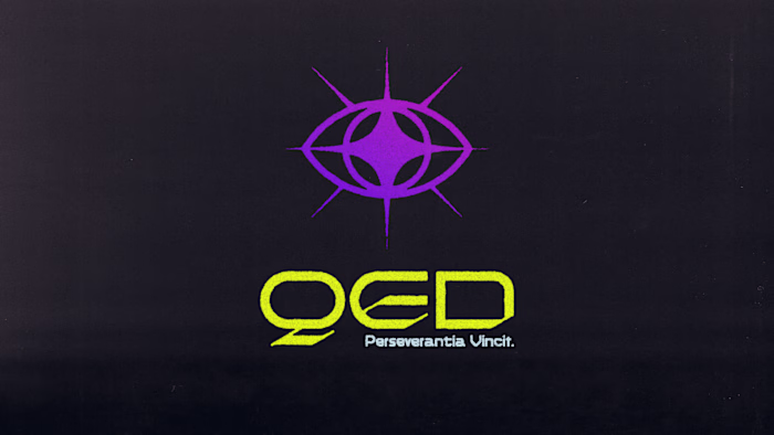 QED — Logo evolution