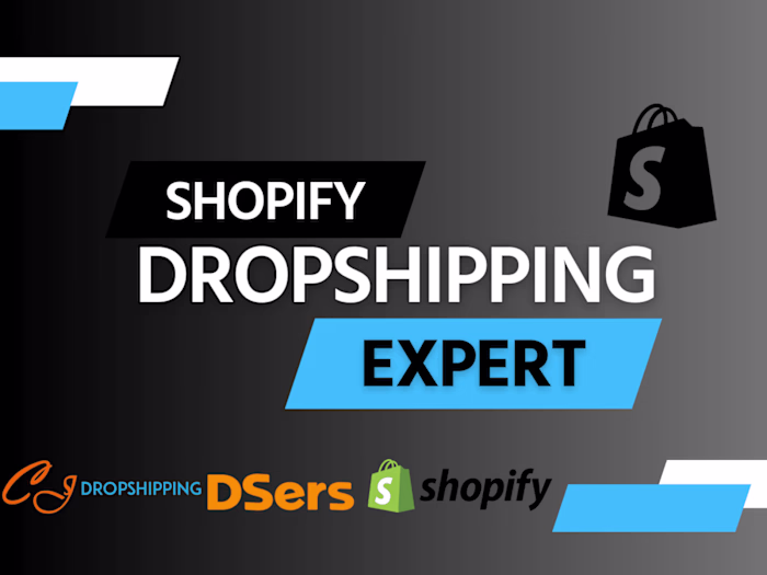 Shopify Dropshiping  Website design and  setup