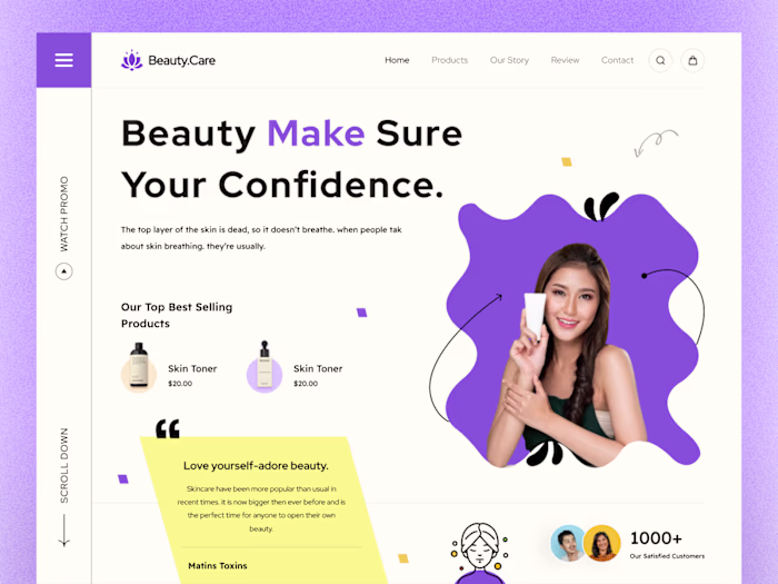 ✨ Beauty Care E-commerce Website