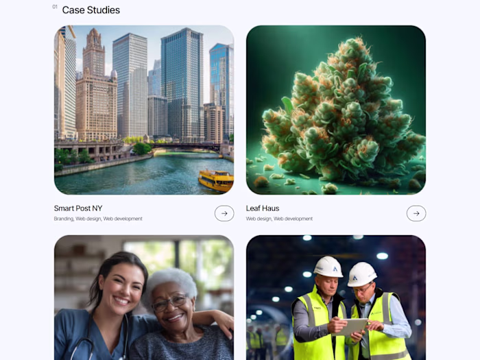 Tarasovs — Personal Portfolio & Services Website in Framer