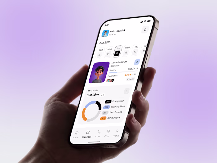 Course Tracking App UI