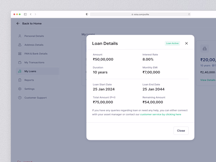 Loan Details Modal