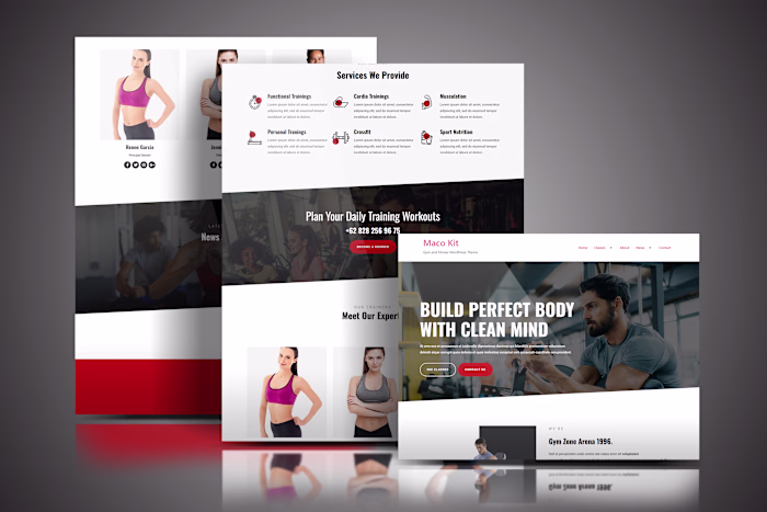 Gym & Fitness Webflow Landing