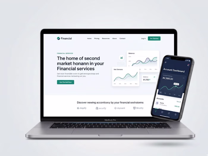 I designed a modern financial