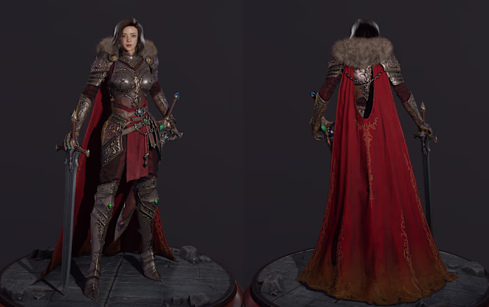 [Personal Work] Medieval Female Warrior