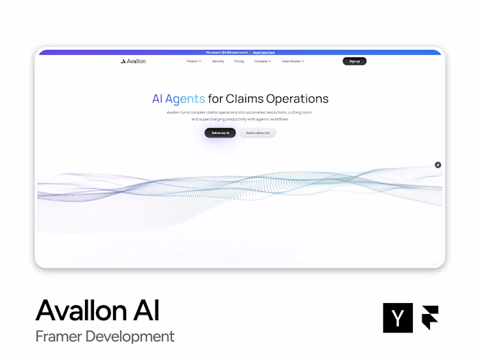Avallon AI | Framer Website Development