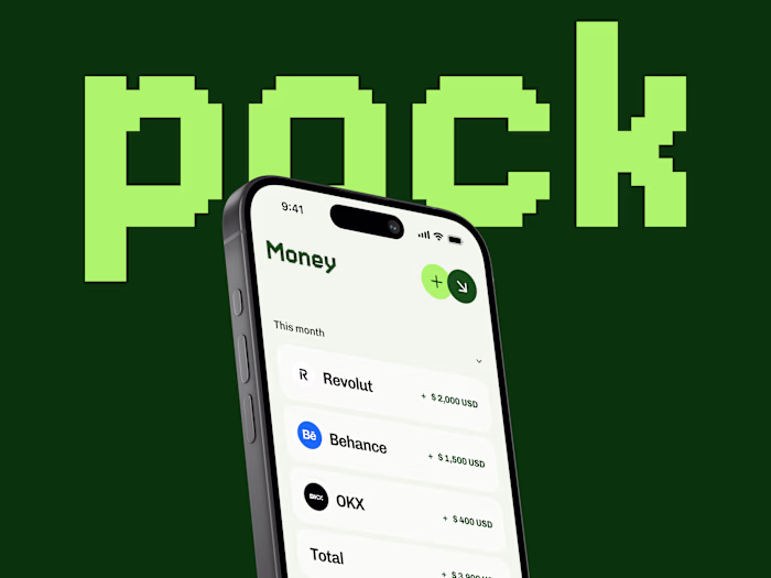 Mobile App UX/UI Design — Pock Wallet