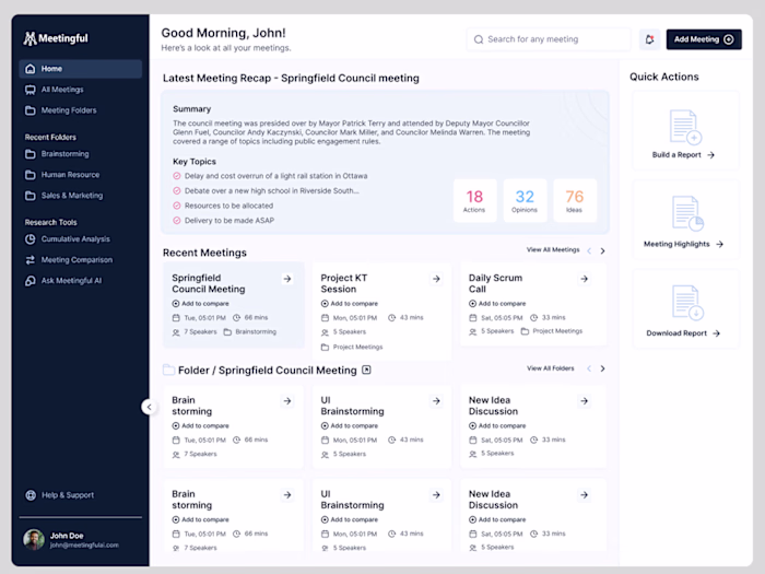 Meetingful AI: Smart Collaboration Platform