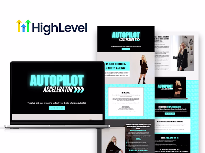 GoHighLevel Sales Page/Landing Page