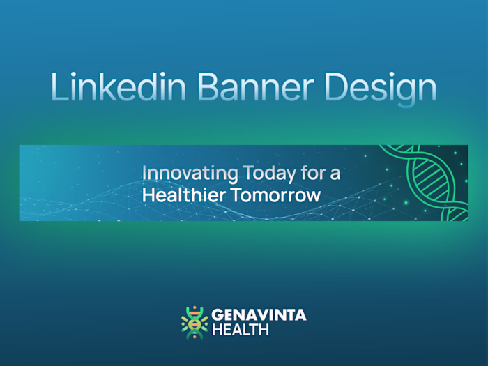 Genavinta Health — LinkedIn Banner Design