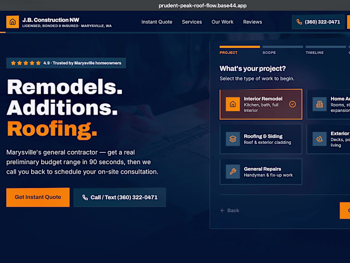 Modernizing Local Contractor Lead Capture