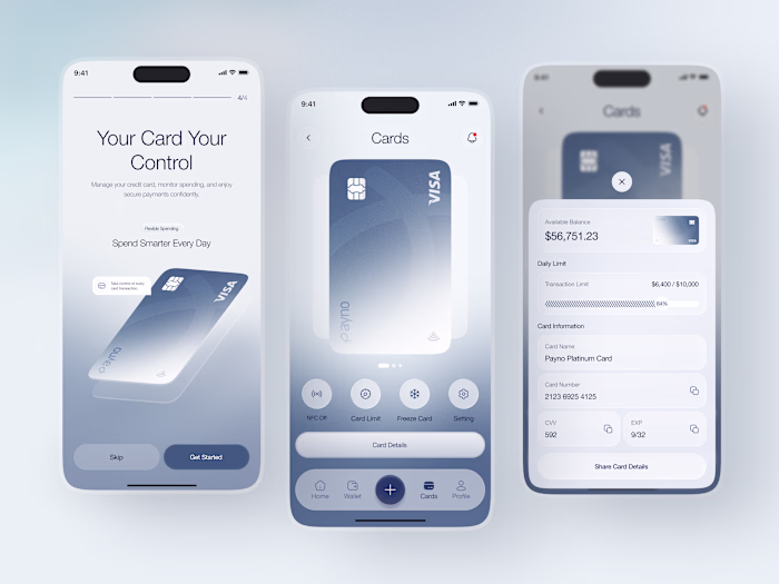 Payno - Credit Card Management Mobile App