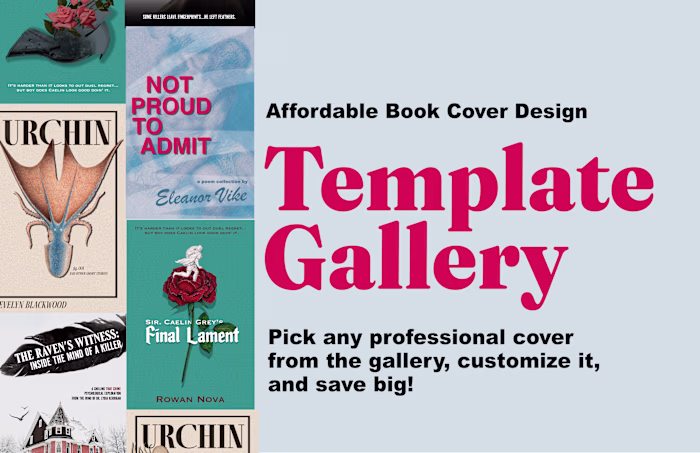 Template Gallery | Affordable Book Cover Design