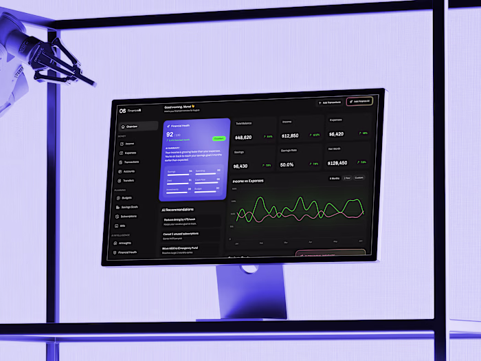 AI Finance Dashboard — Personal Wealth & Expense Tracker