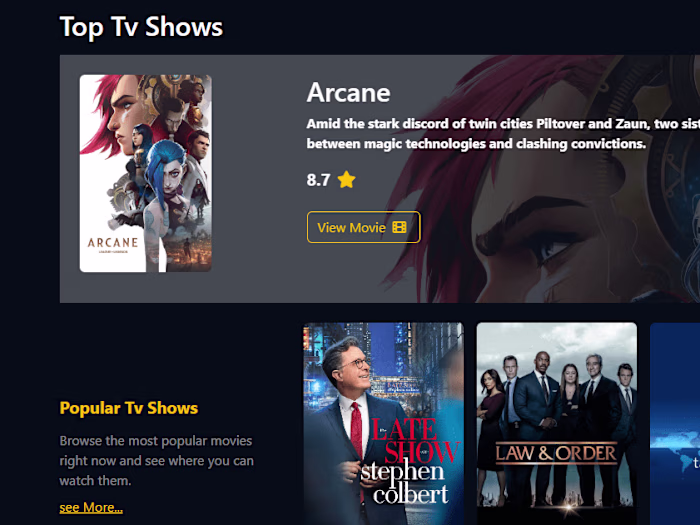 Movies Website