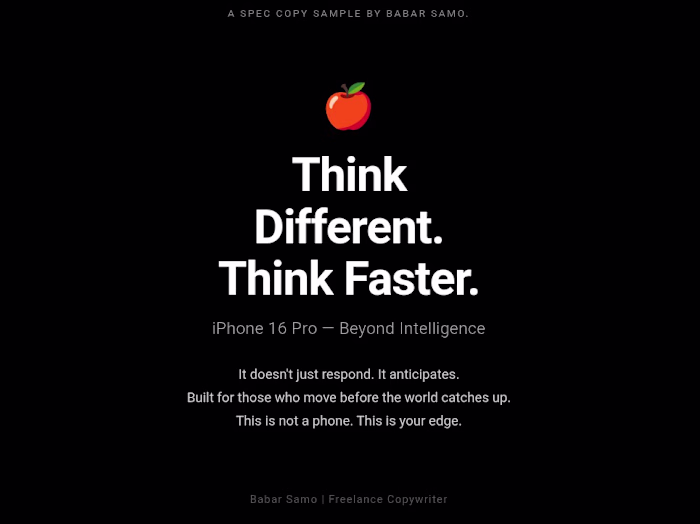Apple iPhone 16 Pro —