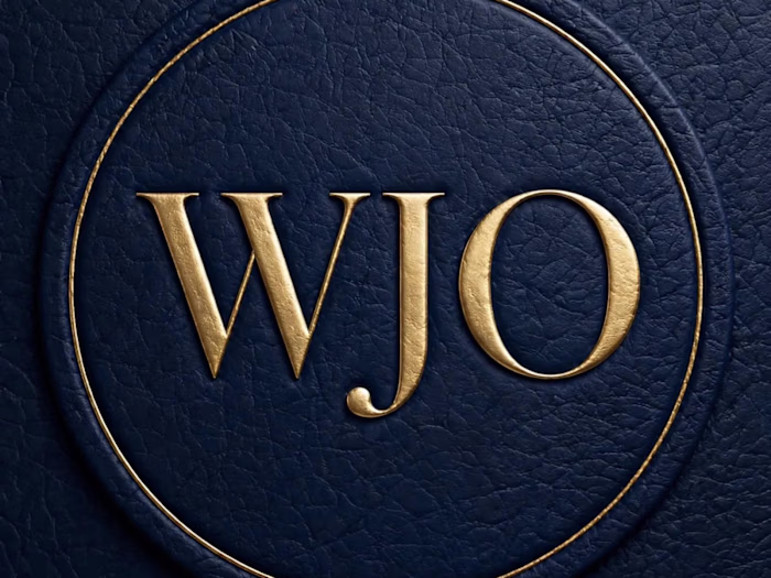 WJO Monogram - Luxury Gold Foil Emboss on Leather