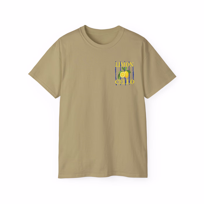 Limoncello-inspired design. Featuring bright lemons,