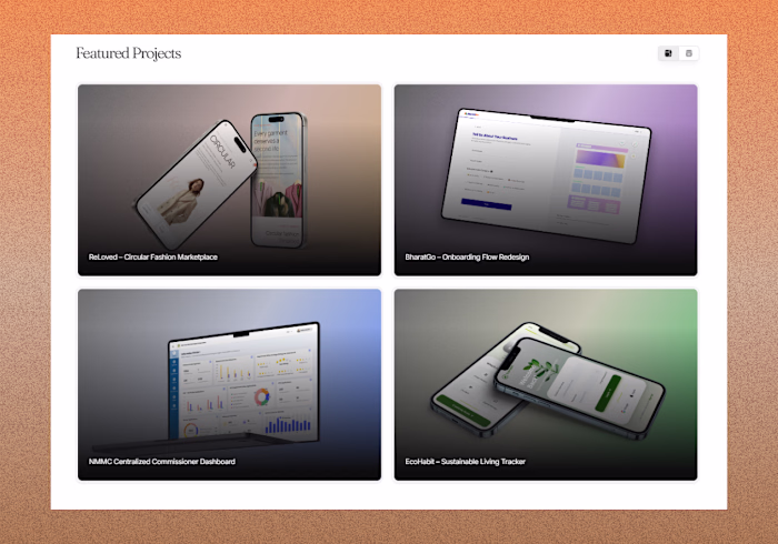 Personal Portfolio Website — Designed