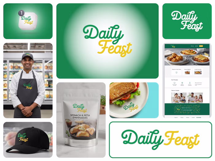 Daily Feast Logo Design |