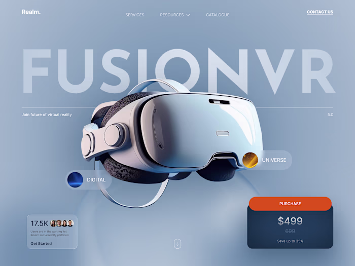 Realm - FUSION VR Landing