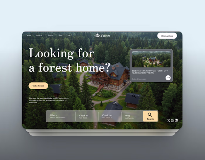 Forest Home Website Design