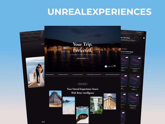 Luxury Travel Website Design &