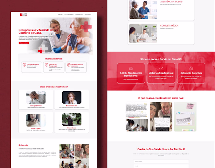 Elementor / WordPress Landing Page Design